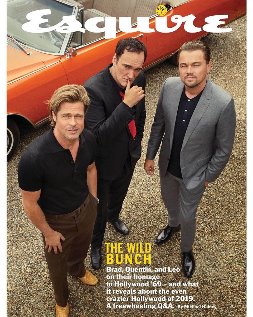 ДИКАЯ БАНДА Брэд, Квентин и Лео на их дань уважения Голливуду ' 69 - и то, что он показывает о еще более сумасшедшем Голливуде 2019 года-Надпись на фото.