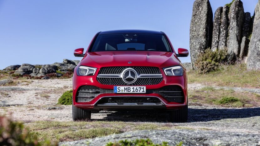  Новый Mercedes-Benz GLE Coupe (с переди)