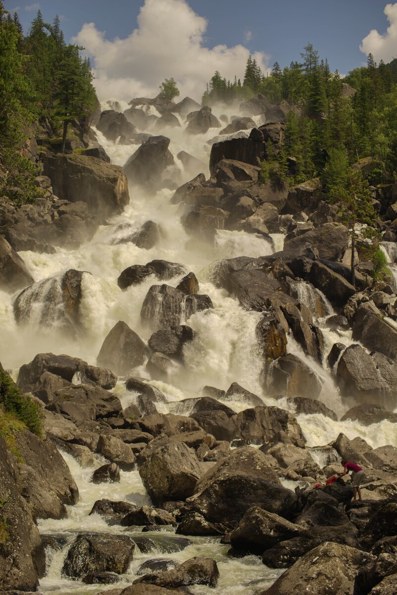 Улаганский район водопад Учар