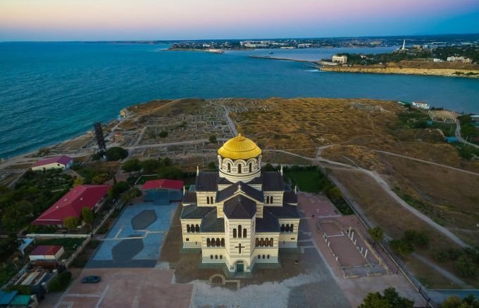  Вид на Херсонес Таврический. Фото: skeptimist.livejournal.com.