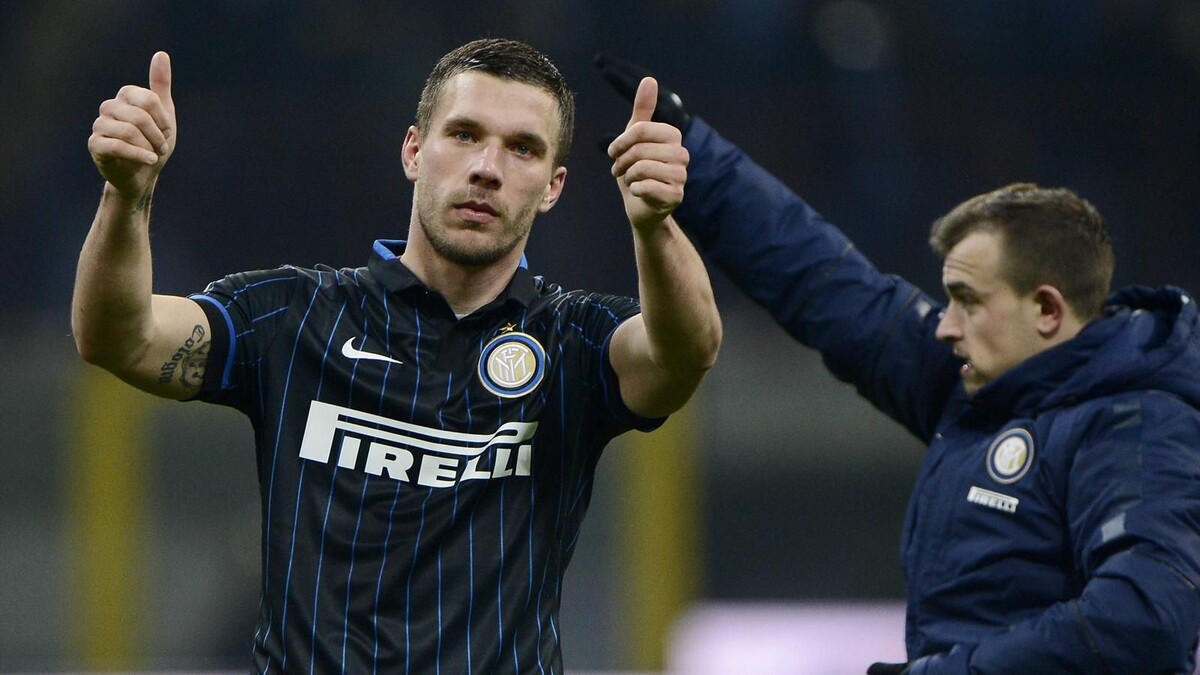 Лукас Подольски. Форвард Интера в 2015 году