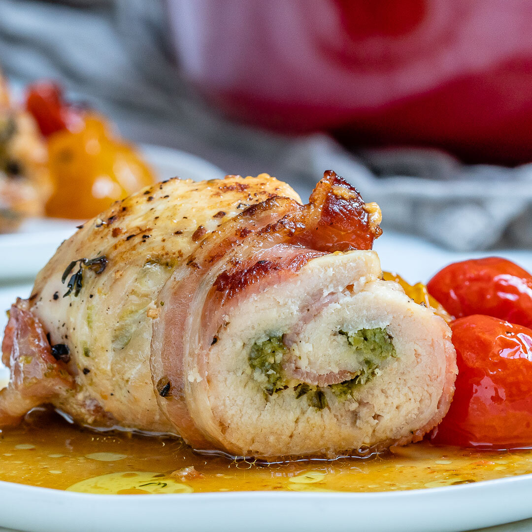 Сочный куриный рулетик