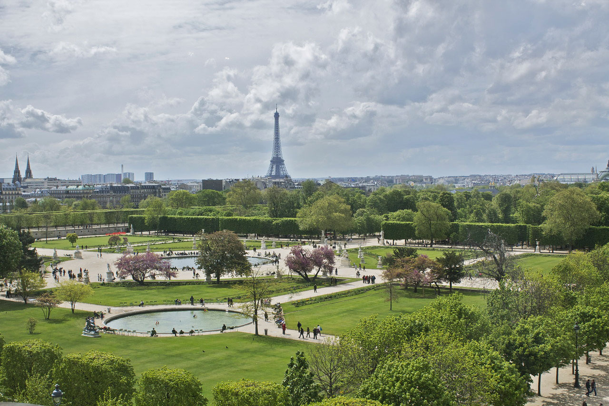 Парк Тюильри в Париже. Тюильрийский сад в Париже. Jardin des Tuileries (Париж). Достопримечательности Парижа сад Тюильри.