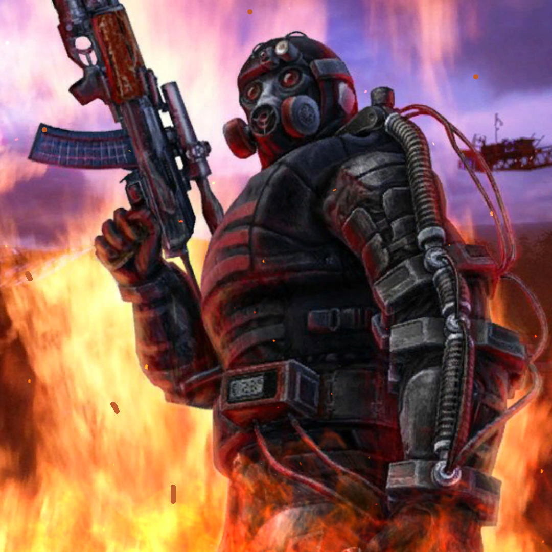 К сожалению, в игре Зов Припяти он выглядит, как обычный долговец в экзоскелете, а других частях сталкера его нету вообще