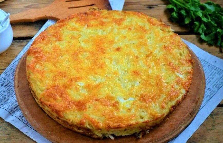 Картофельная запеканка с сыром и чесноком – гости будут довольны