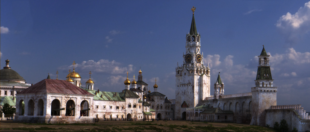 Белокаменный Кремль в Москве