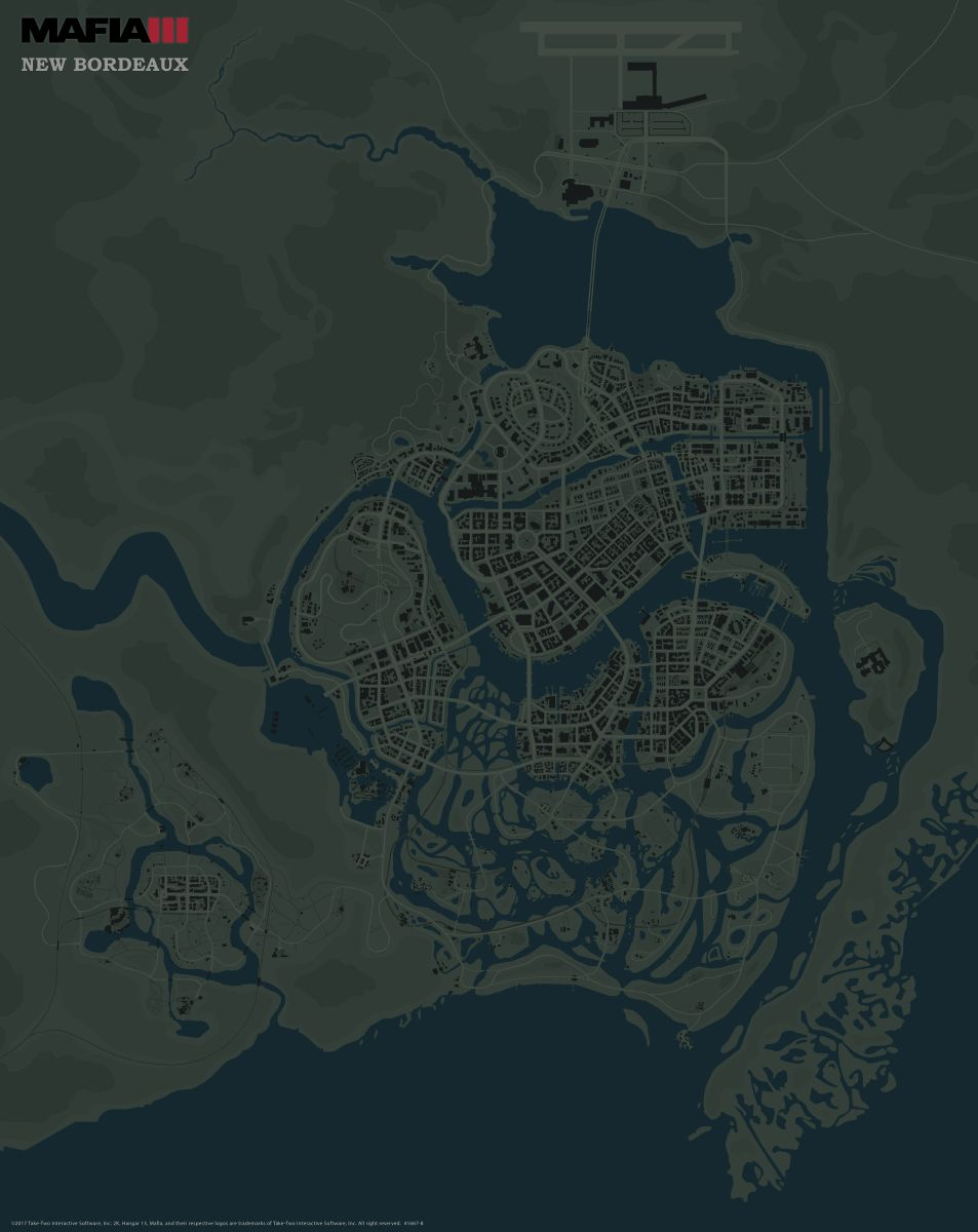  Карта Mafia 3