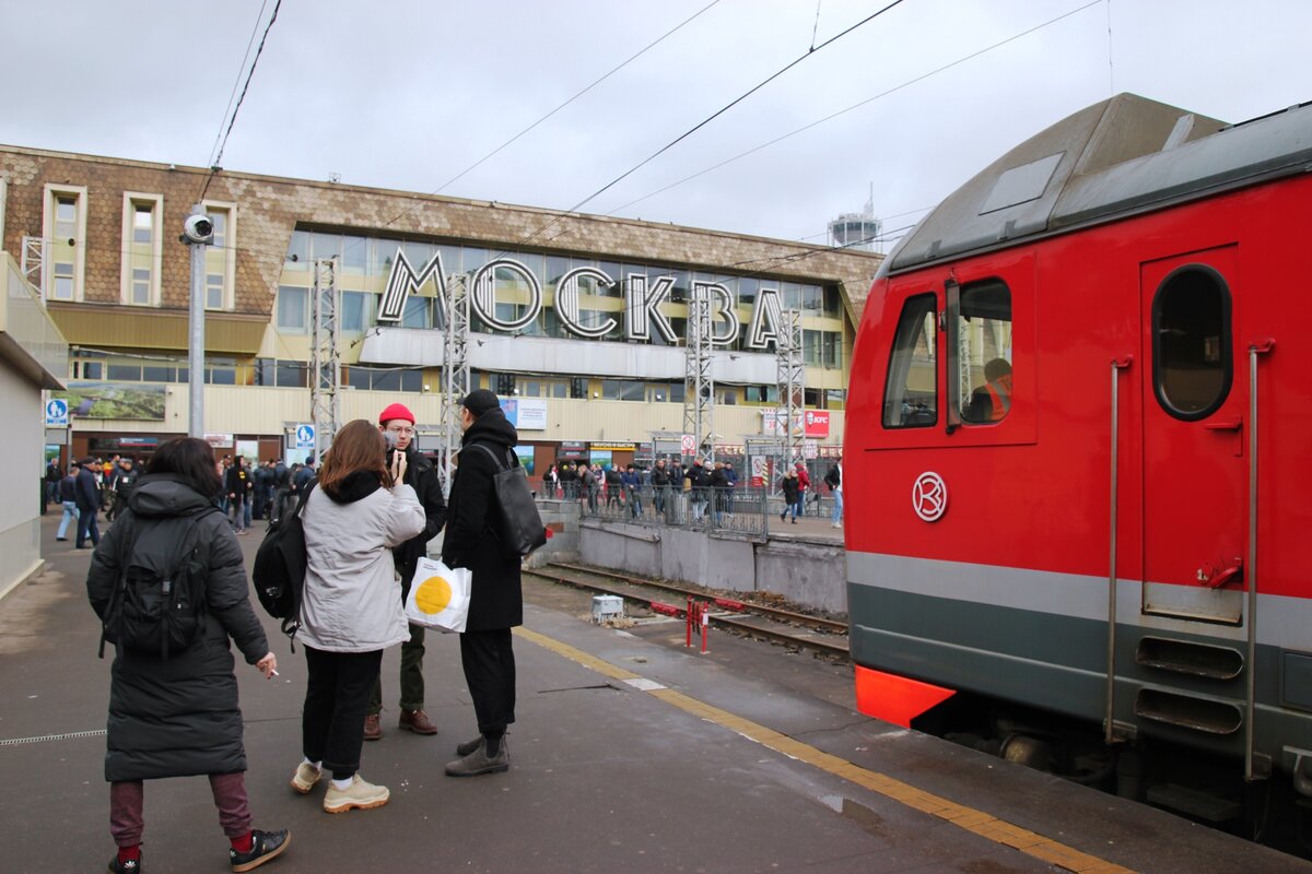 Фото перрона павелецкого вокзала