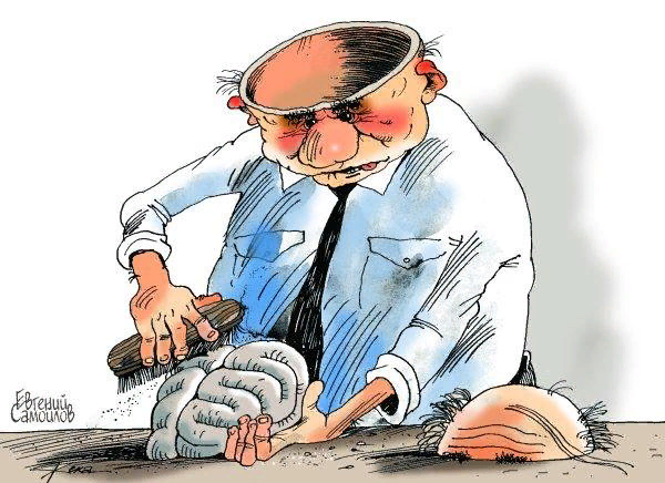 Самойлов Е. Чистка мозгов. Источник. Из сети