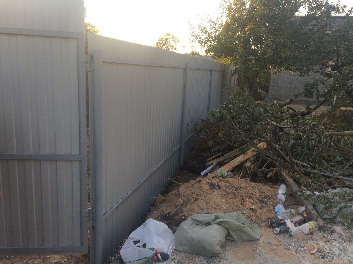 забор из профлиста в Самаре