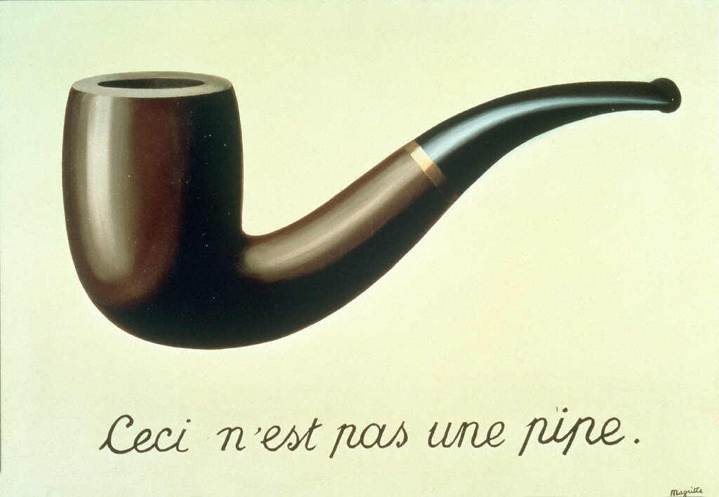 Рене Магритт "Предательство образов", 1929. LACMA/ Музей искусства, Лос-Анжелес. Официальный сайт - www.lacma.org   