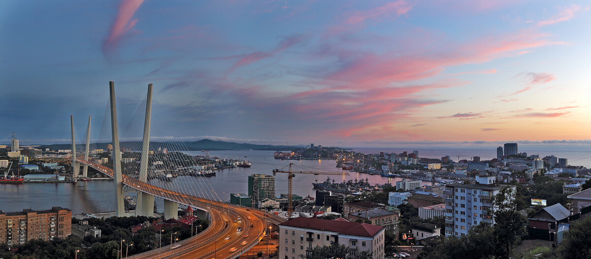 Владивосток, вид из смотровой площадки "орлиное гнездо"