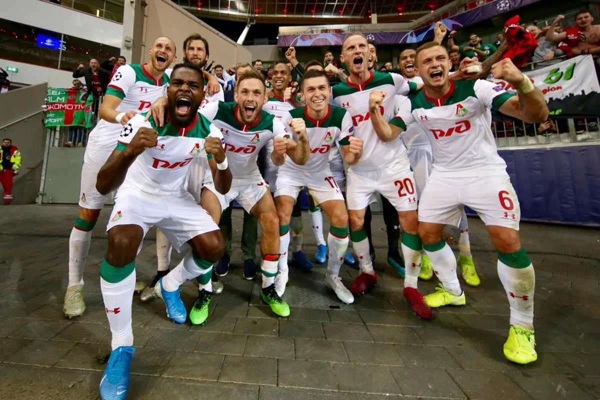 ФК "Локомотив" в Лиге Чемпионов. Источник: Открытый портал Яндекс. Картинки