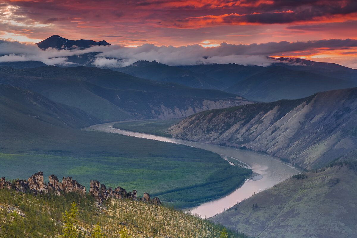 Северо Восточная Сибирь река Индигирка