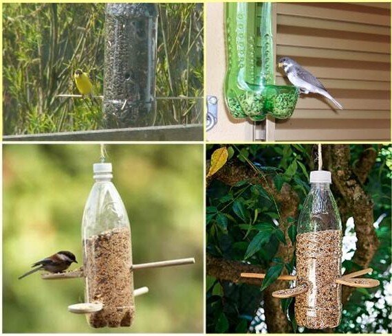 Птицы и животные из пластиковых бутылок своими руками (36 фото)