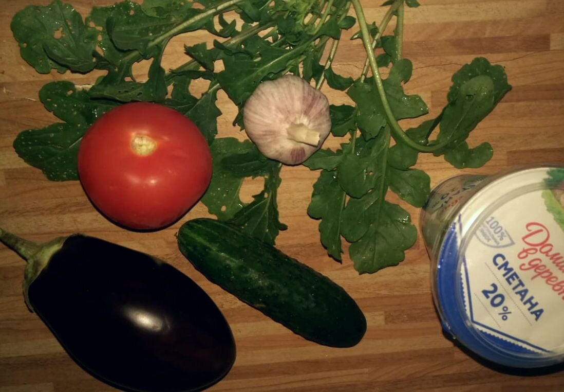 Моя любимая зелень это руккола и укроп. Поэтому будем использовать сегодня их.