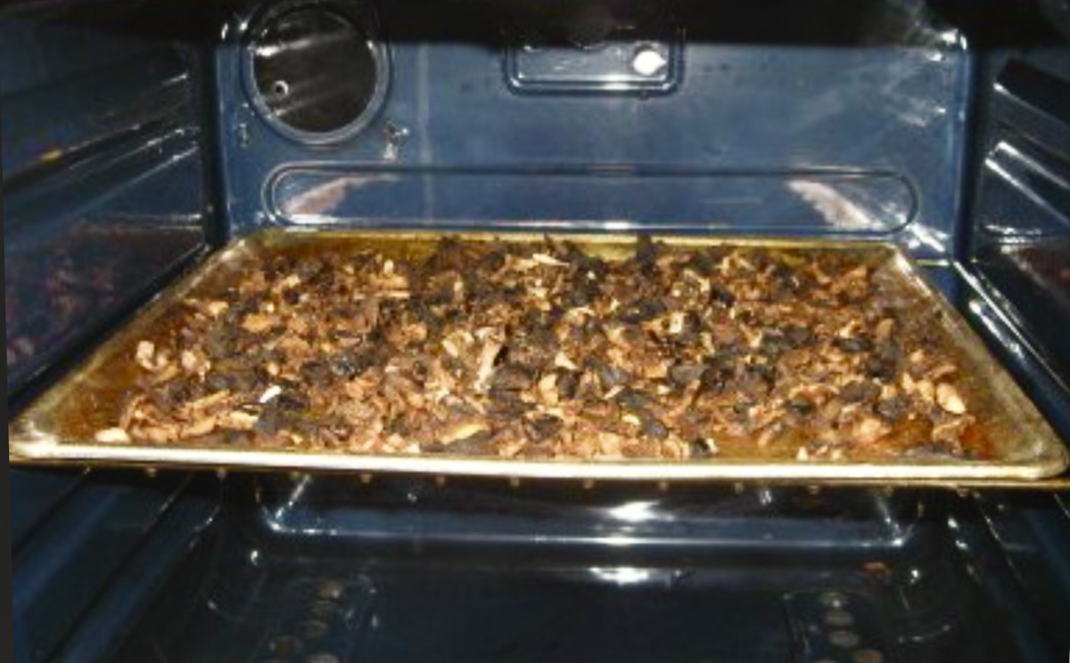 Сушка грибов в духовке