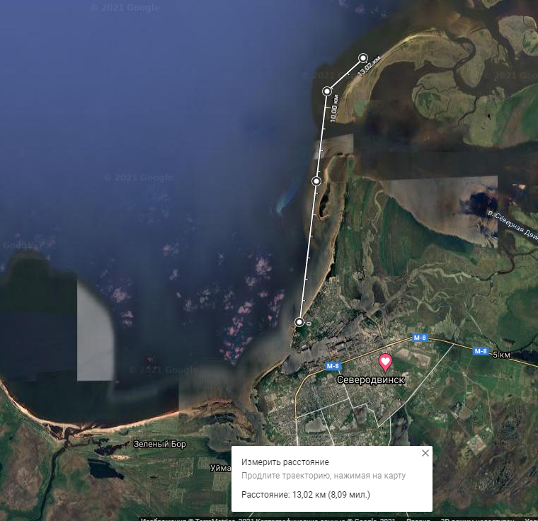 маршрут поездки до острова