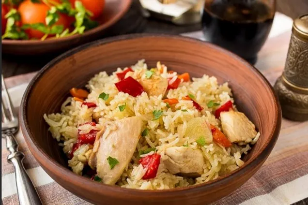 Плов с курицей 