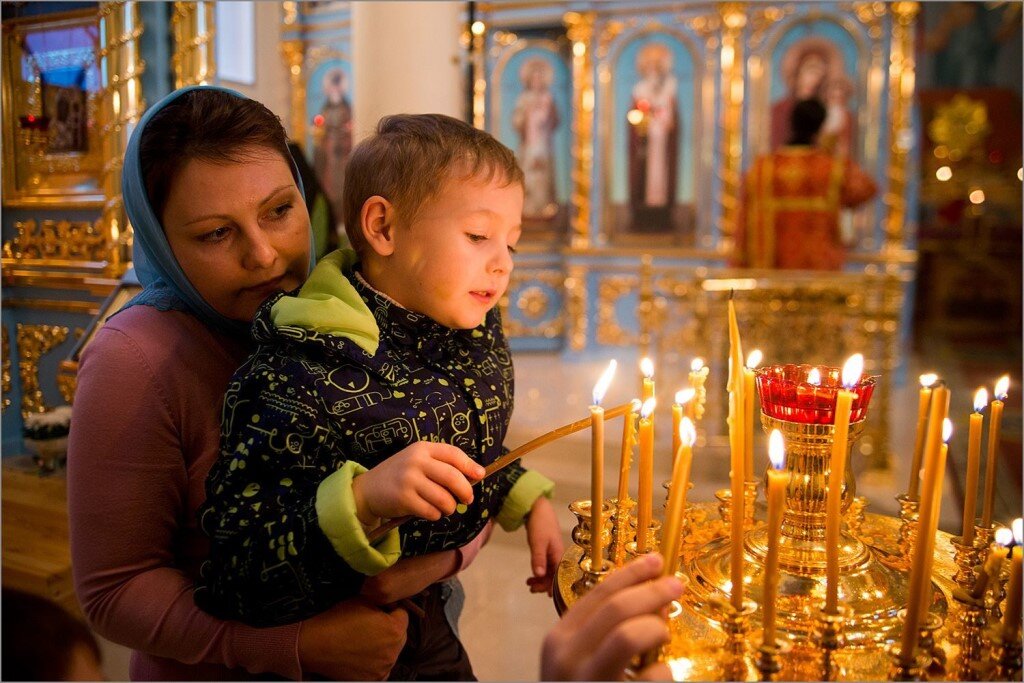 Рождество семья храм