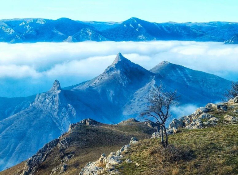 Какой вид с горы Чок-Сары-Кая?