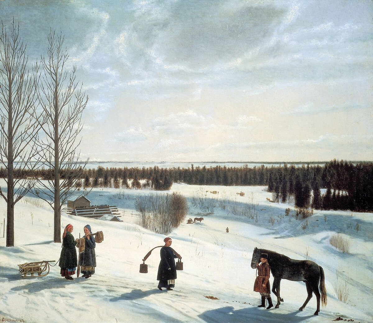 Никифор Крылов "Русская Зима" 1827 год.