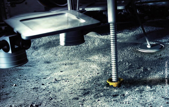 Так представляют себе бурение Луны американцы