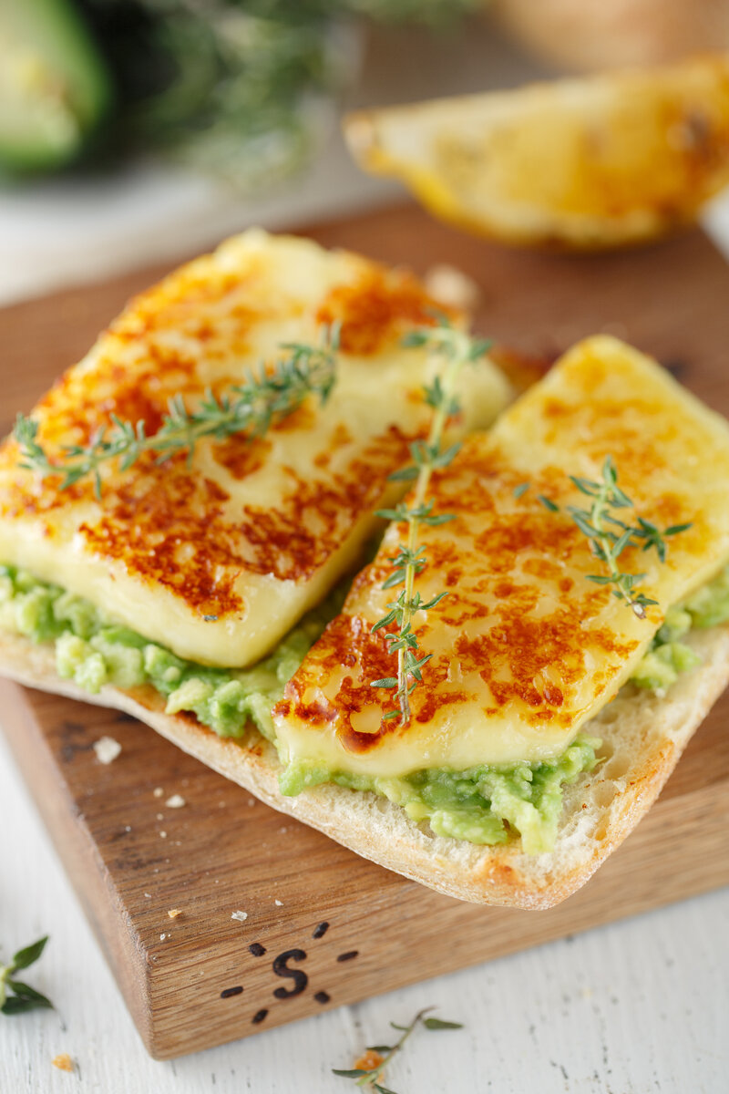 Бутерброд с сыром халуми Смекалка