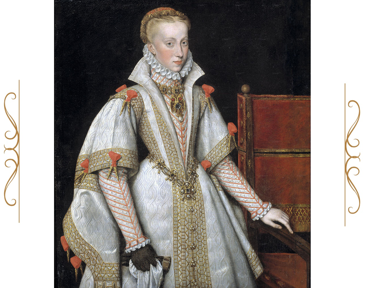Анна Австрийская, королева Испании, Бартоломео Гонсалес по оригиналу Антониса Мора, 1616. (сс) Wikimedia Commons