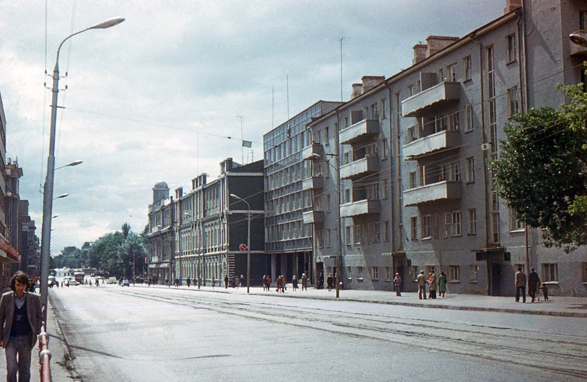 Улица Ленина в 1970-х