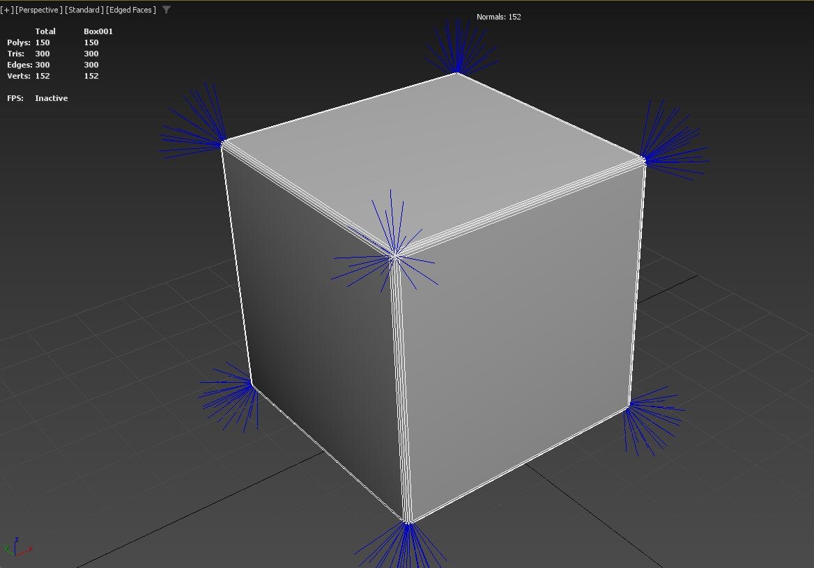 Как сделать фаски на модели с помощью Vertex Normals | Записки 3D-шника |  Дзен