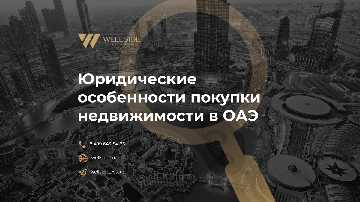 Юридические аспекты покупки недвижимости в ОАЭ: Что нужно знать российским  гражданам при покупке недвижимости в Дубае. | Wellside элитная недвижимость  в Москве и Дубай | Дзен