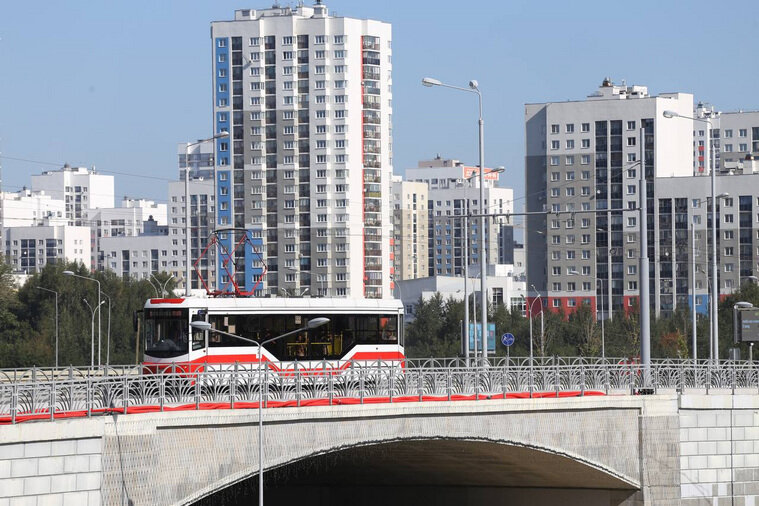    В Академическом районе запустили в техническую эксплуатацию трамвайную ветку