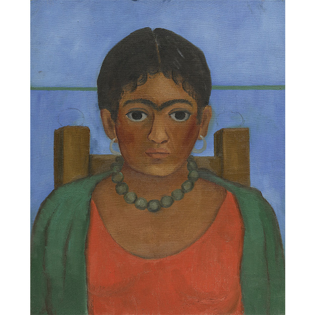 "Девушка с ожерельем" Одна из первых картин Фриды Кало, написанная в 22 года(фото из интернета)