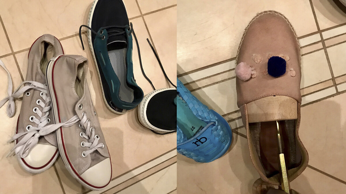 Белые кеды стали серыми, помпоны на эскадрильях разметало по барабану машинки... и это на фото только малая часть моего шока.