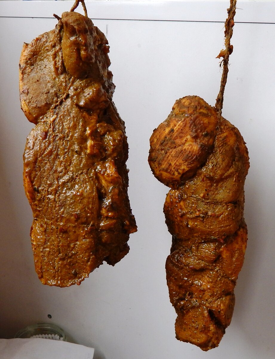 Свеженамазанное просолившееся мясо
