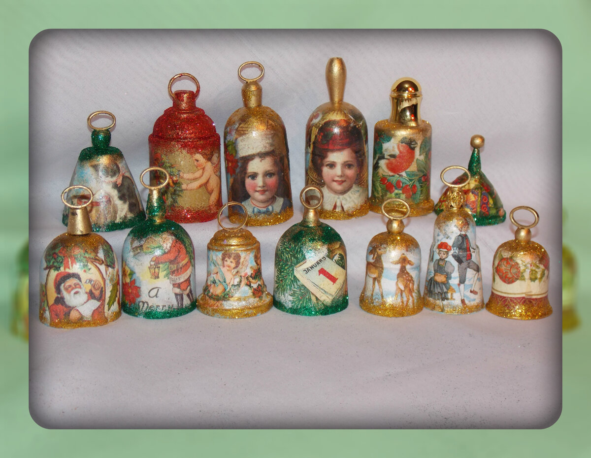 Новогодние колокольчики из пластиковых стаканчиков | Мастер Сергеич