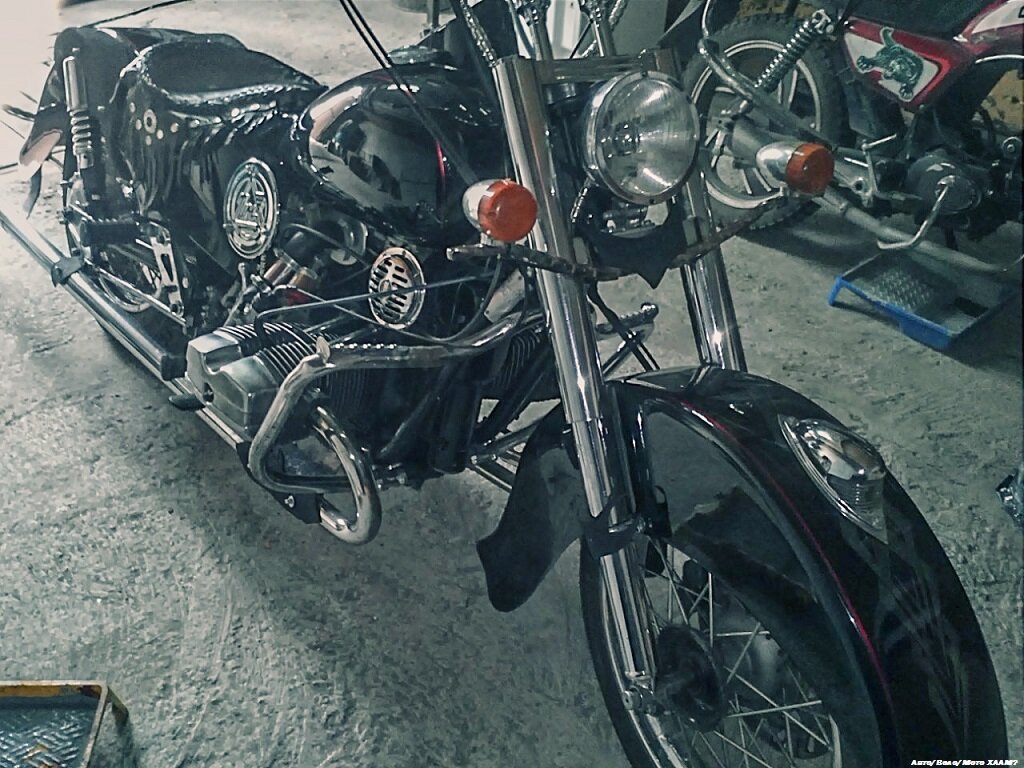 Мот Урал и Мопед Гвалиор, перед проверкой работоспособности)