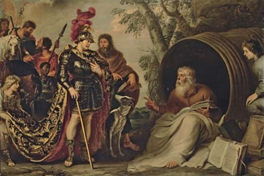 Корнелис де Вос . Александр  и Диоген. XVII век