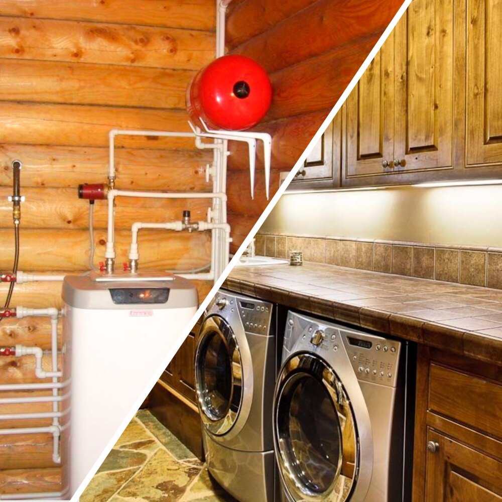 Технические помещения:бойлерная и прачечная