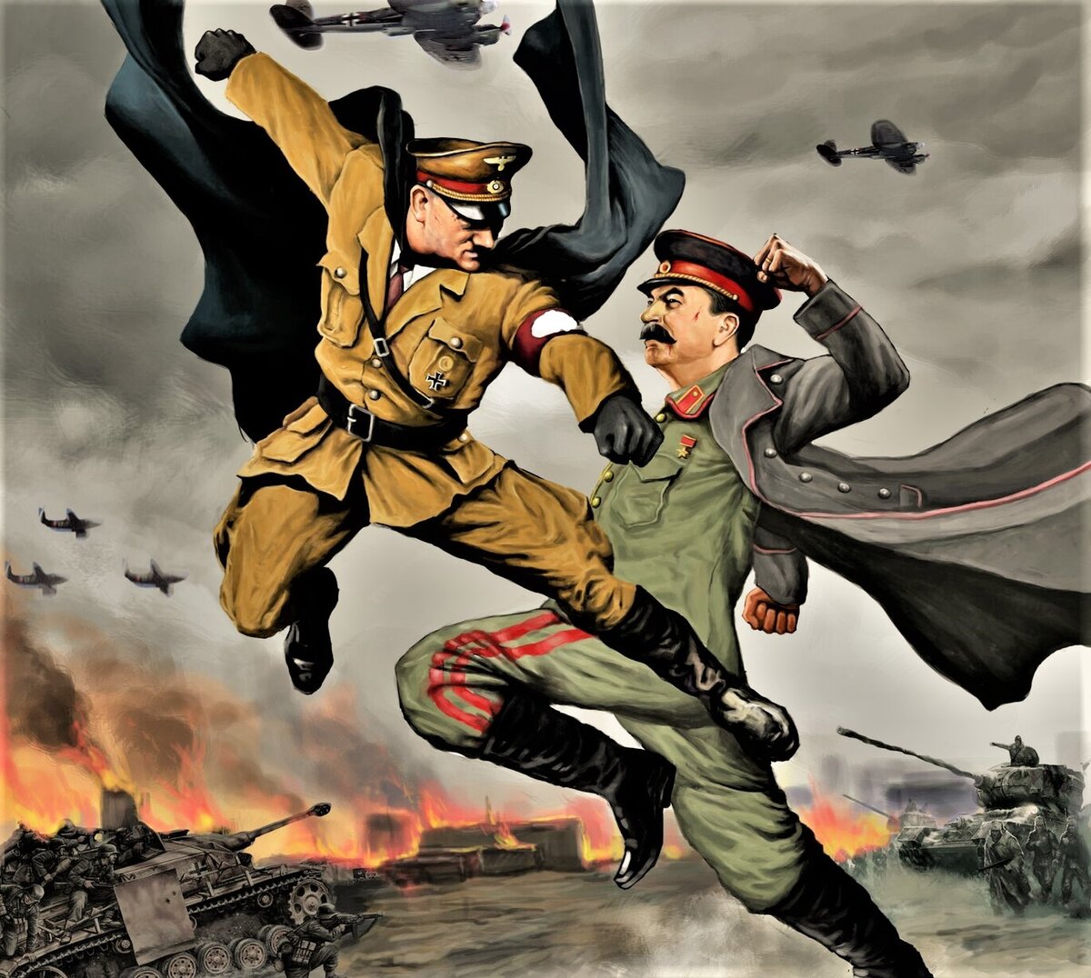 Гитлер против Сталина аниме