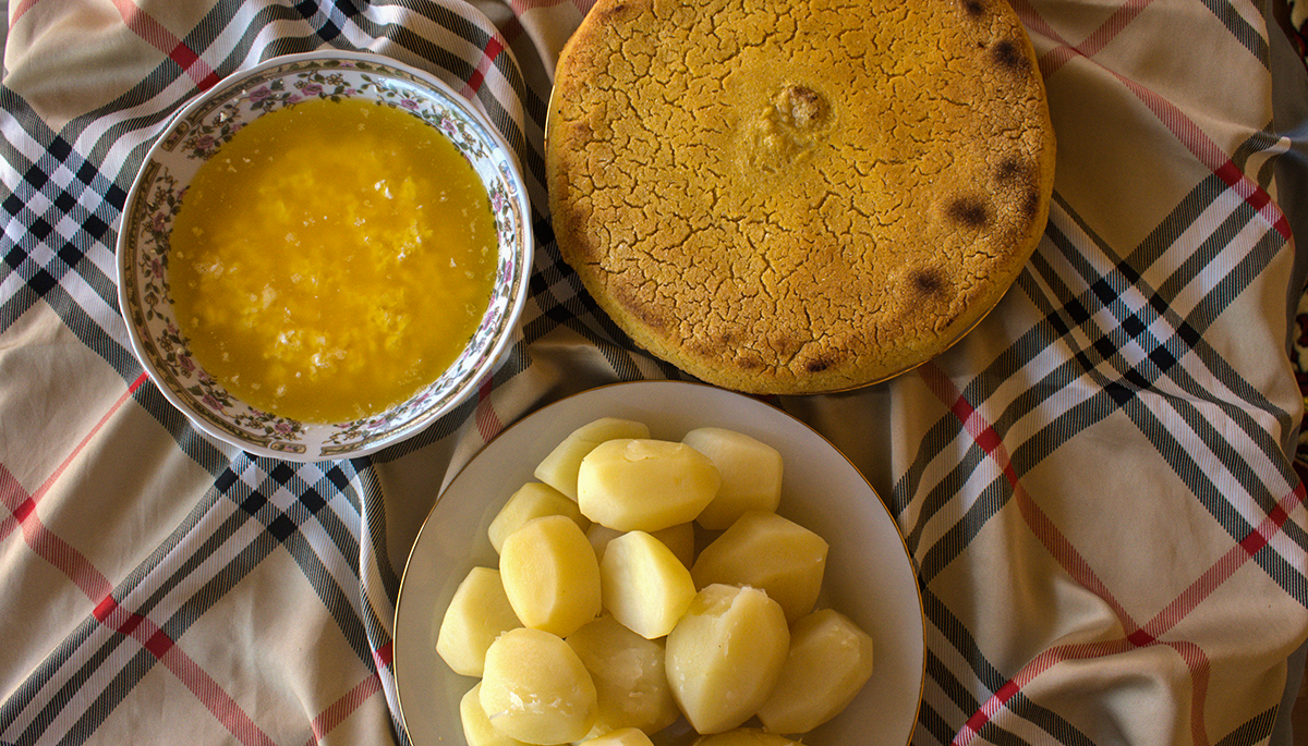 Чеченская кухня каша из муки