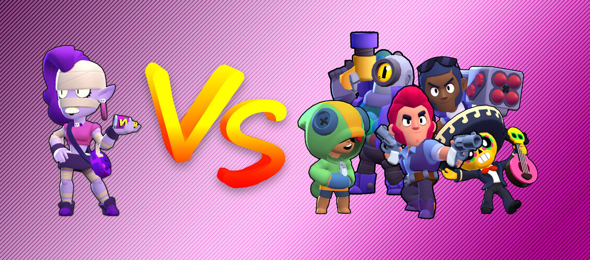 Бойцы из Brawl Stars