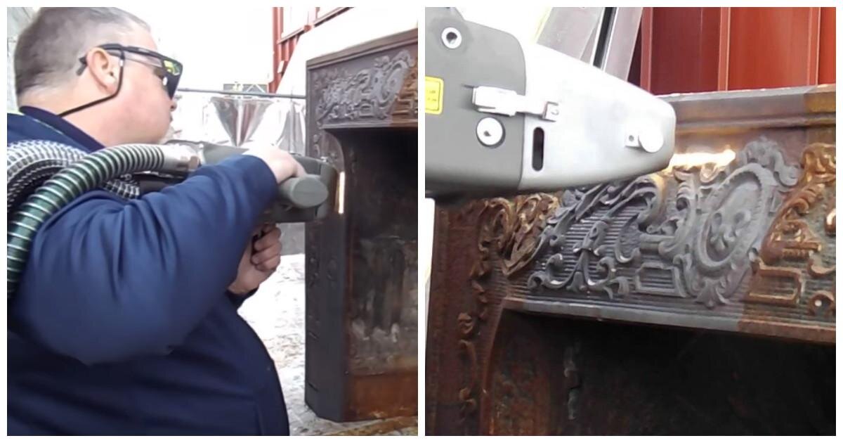 Фото заимствованно. Лазер для очистки поверхностей