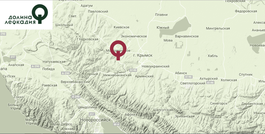 Карта с сайта Долины Лефкадия. Фото с сайта 