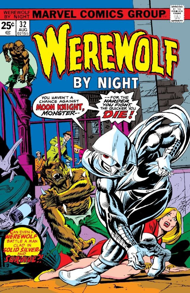 Обложка комикса Werewolf by Night №32