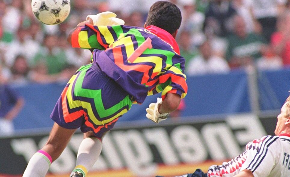 Хорхе Кампос на ЧМ-94 в матче против Норвегии