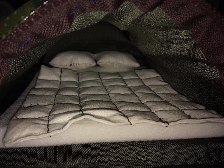 Бескаркасная утепленная палатка