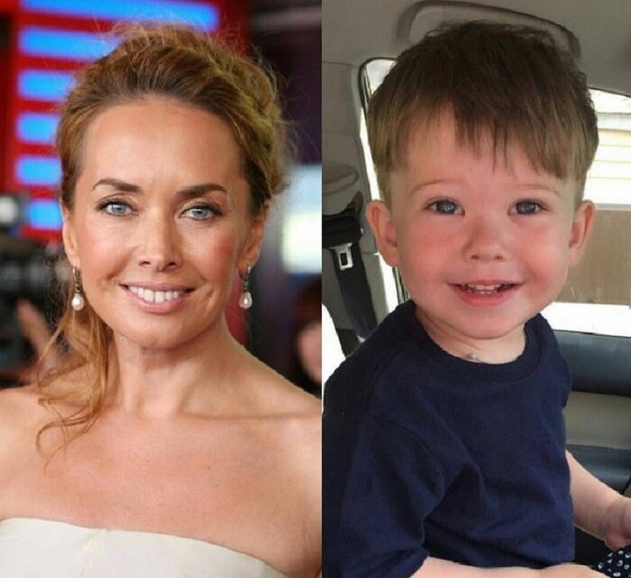 Яндекс. Жанна с сыном Платоном.