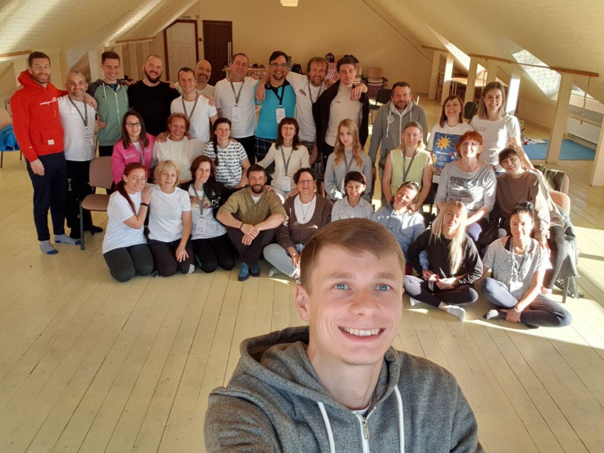 С Александром Ларионовым, пробужденным инструктором Школы.